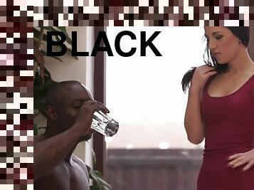 Black4k. adorable kristy black gets a huge cock in her