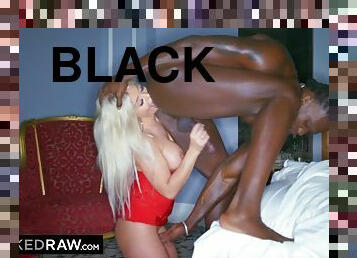 BLACKEDRAW this Blond Hair Babe Chick is only Motivated by BIG BLACK PENIS - Madelyn monroe