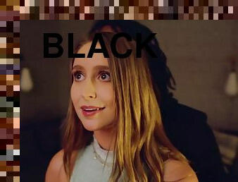 BLACKEDRAW Raunchy Darkhaired Babe's BIG BLACK COCK Fantasy comes True - Laney grey