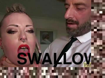 Tattooed Inked Piggy Mouth Bangs And Swallows Cum - Pascal white