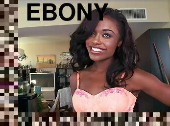 Hot Interracial Porn Video with Beautiful Ebony Teen Lexxi Deep