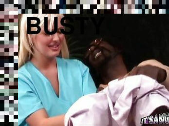 Busty Andie Anderson gets rammed by a Black dude