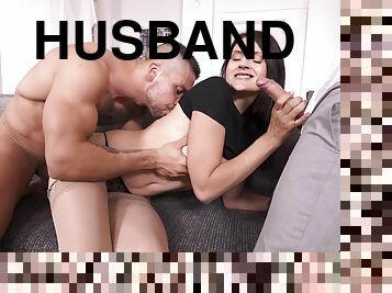 Tiny Tina Fucks For Her Husband - gangbang porn