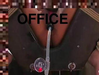 Bondage and pussy pleasures in the doc's office