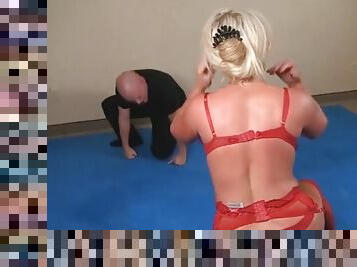 Alura jenson mix wrestling