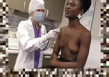 Doctor Tampa In Athletic Ebony Rina Arem Gets A Stimulating Exam From Doctor Stacy Shepard And Film At