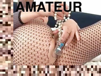 masturbare-masturbation, amatori, lenjerie, plasa-de-peste, solo, inseminare