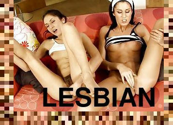 poilue, maigre, babes, lesbienne, doigtage, naturel