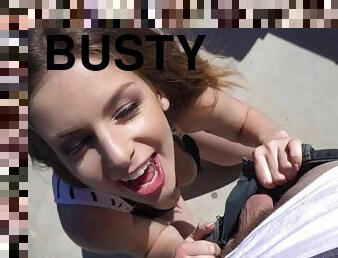busty Stella Cox rough hard porn video