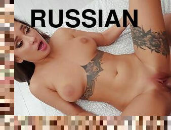 gros-nichons, chatte-pussy, russe, gros-seins