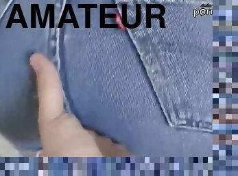 Cum on pants