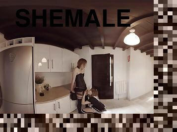 Enjoy this VR Porn shemale Sex!