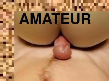 amatør, anal, truser, cum, fetisj, pikk