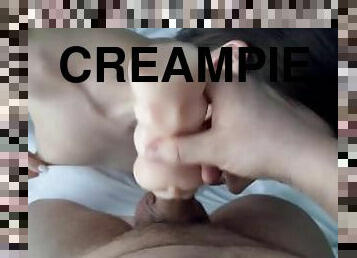 mastubasi, vagina-pussy, mainan, creampie-ejakulasi-di-dalam-vagina-atau-anus-dan-keluarnya-tetesan-sperma, sentakkan, bersetubuh, seorang-diri, buah-zakar, basah, karet