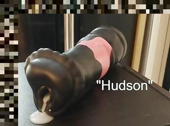 Taking "Hudson" The Horse Cock Stroker For A Ride On My Lady Dick