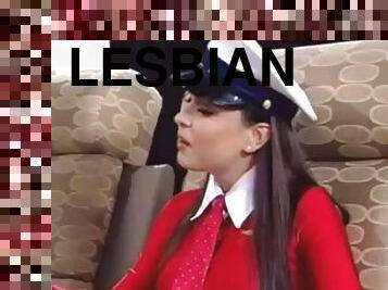 Lesbian stewardess