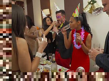 Birthday party turns into a great orgy that no one will ever forget
