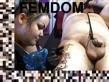 cul, gros-nichons, milf, hardcore, kinky, belle, fétiche, femme-dominatrice, tatouage