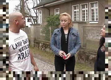 Hardcore fucking on the floor with German amateur wife Katja