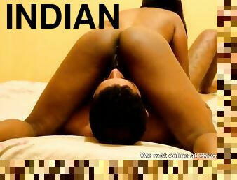 Indian pussy being eaten out