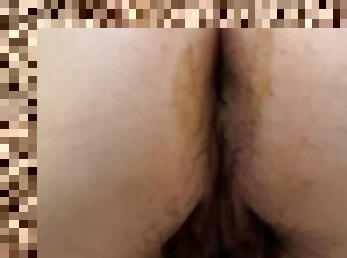 röv, hårig, masturbation, amatör, mogen, knubbig, fingerknull, smutsig, blond, rövhål