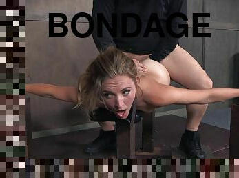 Nice ass bondage slave banged roughly hardcore in BDSM porn