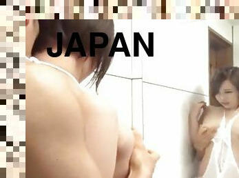 Fucking japanese busty milf in the bath