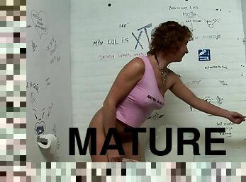 amateur, mature, hardcore, salope, trou-de-la-gloire, toilette, réalité