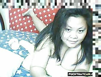 Chubby Filipina from angeles city. she is a wild one