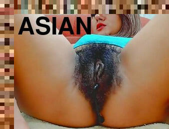 My asian step mom hairy pussy