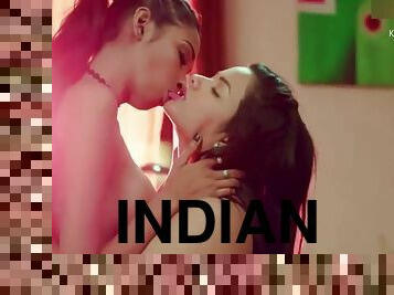 gros-nichons, lesbienne, indien, brunette