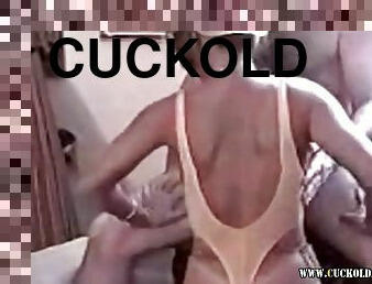 Cuckold Archive, huge orgy with cuckolds at home