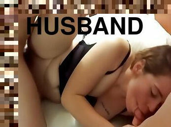 Husbands Shares Wife With 2 Of His Friends.. Large Cum Blasts At The End !!!
