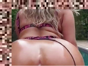 Horny Teen Takes BBC Outdoors