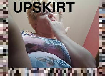 Upskirt Pee And Squirt Casual Dress