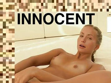 anal, ados, jouet, blonde, solo, innocent