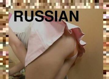 Blonde Russian Teen Taking It In The Ass