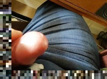 One finger on my frenulum leads to a quick cumshot