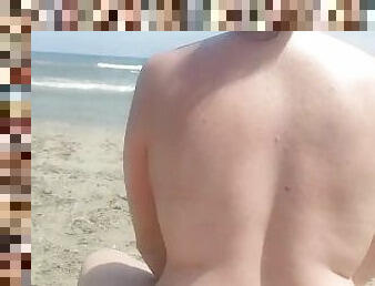 Romanian porn i fuck my wife in her wet pussy on a nudist beach in front of everyone