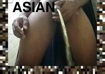 asiatique, chatte-pussy, anal, fellation, ejaculation-interne, black, bite