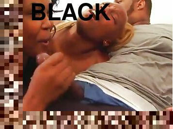 Two black teens get freak with there first big black cock