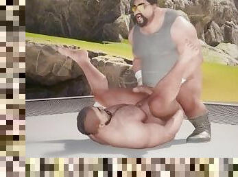 strong straight guy gets fucked by chubby gay Bol x Zaid