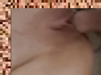 orgasme, amateur, ejaculation-sur-le-corps, énorme-bite, ados, point-de-vue, petite-amie, ejaculation, brunette, bite