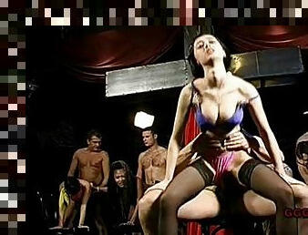 babes, fellation, ejaculation-sur-le-corps, hardcore, allemand, vintage, classique, gangbang, sexe-de-groupe, bukkake