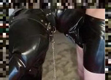 Latex Master In Worship Shorts