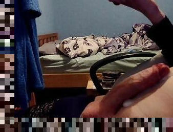 orgasme, amateur, ejaculation-sur-le-corps, jouet, ejaculation, britannique, webcam, solo