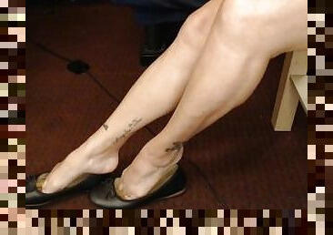 Dirty Ballet Flats Calves Feet Share