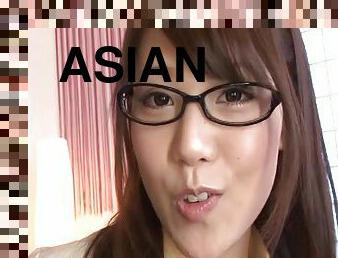 Cute Asian maid can suck the dick like a true professional