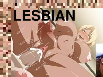 lesbické, auto, anime, hentaj