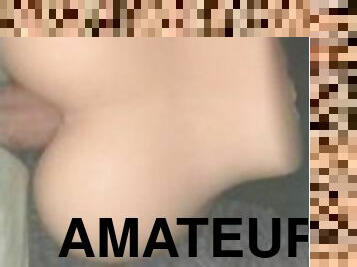 cul, masturbation, amateur, ejaculation-sur-le-corps, énorme-bite, jouet, pute, solo, bite